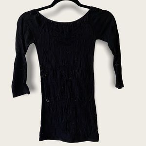 Free People black lace top